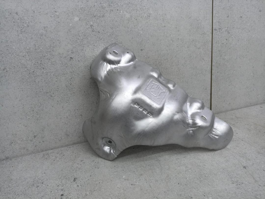 защита (экран) выпускного коллектора Daewoo Gentra 2 поколение (2013 - 2016), 25182378 - фото №1