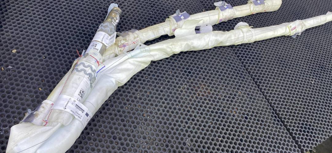 подушка безопасности боковая (шторка) Renault Scenic 4 поколение, 985P14057R - фото №1