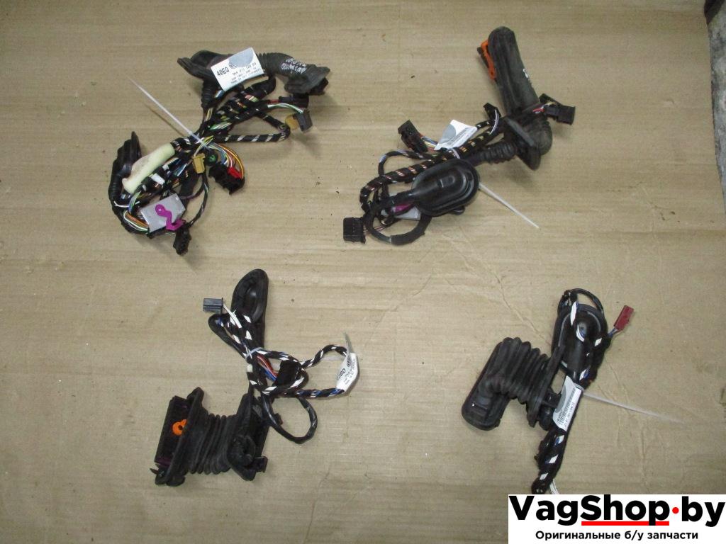 дверная проводка Volkswagen Golf 6 поколение 2012, 1.6 л., TDi, CAY, дизель, МКПП, красный, хетчбэк 5 дв., передний привод, 5K4971120EQ, 5K4971121CD, 5K4971693BD, 5K4971694BD - фото №1