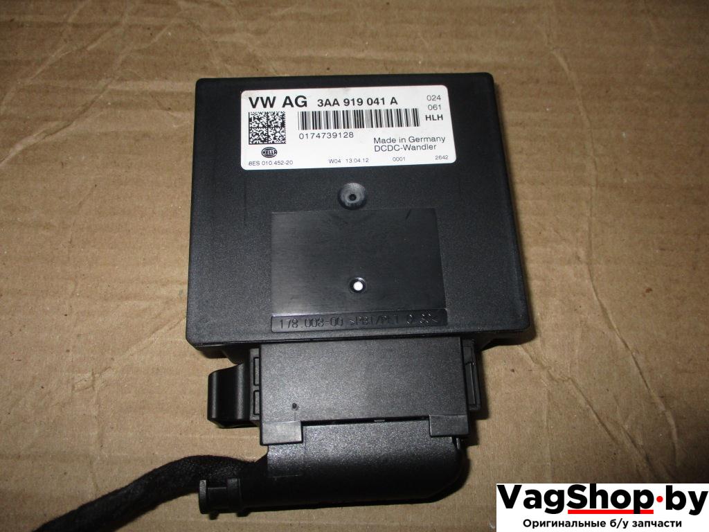 Блок стабилизации напряжения Volkswagen Golf 6 поколение 2012, 1.6 л., TDi, CAY, дизель, МКПП, красный, хетчбэк 5 дв., передний привод, 3AA919041A - фото №1