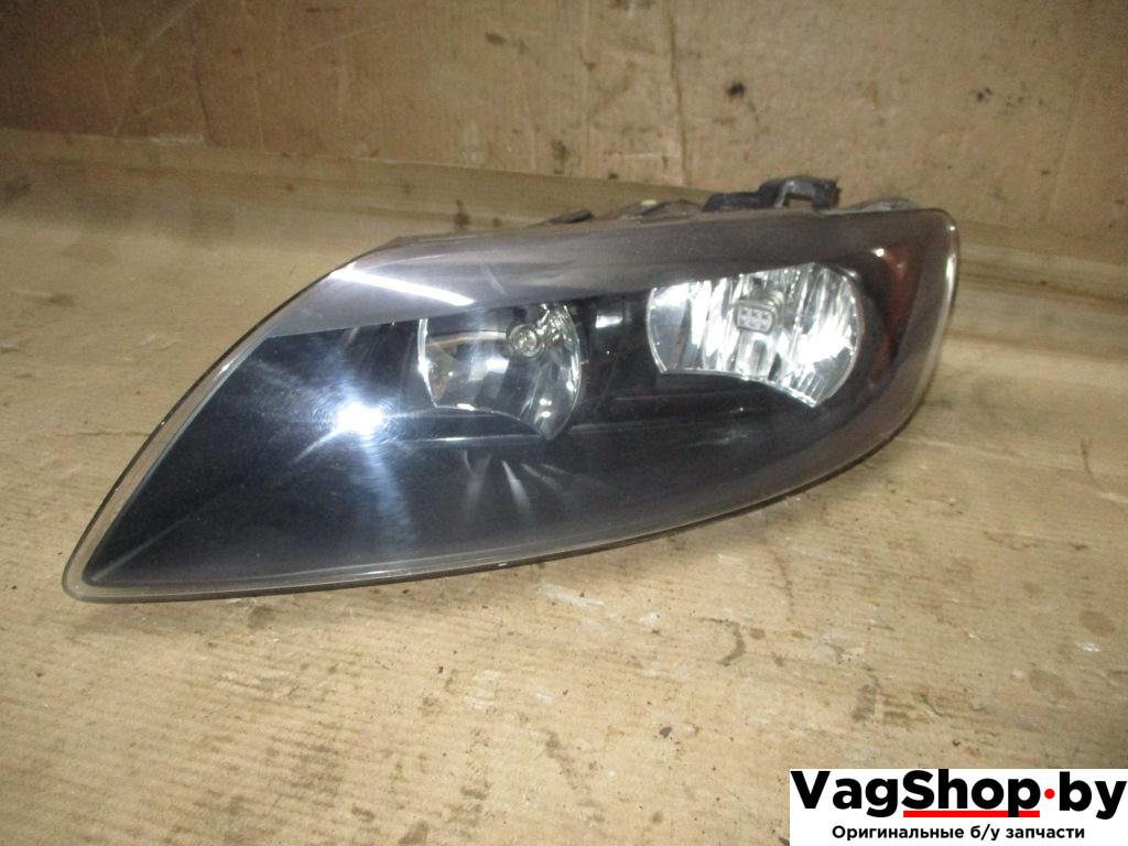 фара левая Audi Q7 4L 2008, 3.6 л., FSI, BHK, бензин, АКПП, черный, внедорожник 5 дв., полный привод, 4L0941003F - фото №1