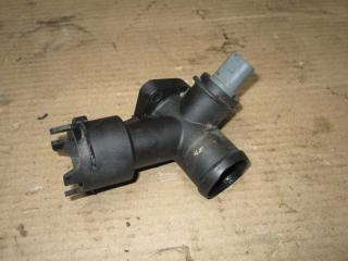 фланец (тройник) системы охлаждения Audi Q7 4L 2008, 3.6 л., FSI, BHK, бензин, АКПП, черный, внедорожник 5 дв., полный привод, 03H121131, 03H121133