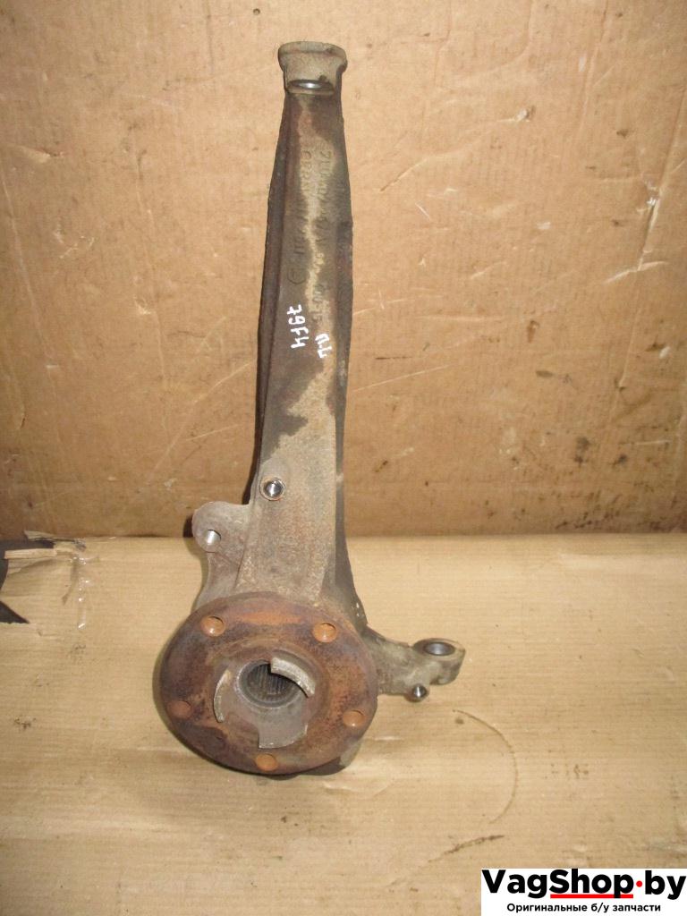 кулак поворотный левый Audi Q7 4L 2008, 3.6 л., FSI, BHK, бензин, АКПП, черный, внедорожник 5 дв., полный привод, 7L0407257A - фото №1