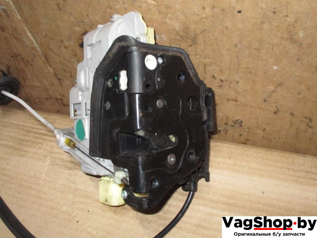замок двери передней правой Audi Q7 4L 2008, 3.6 л., FSI, BHK, бензин, АКПП, черный, внедорожник 5 дв., полный привод, 3C1837016B - фото №1