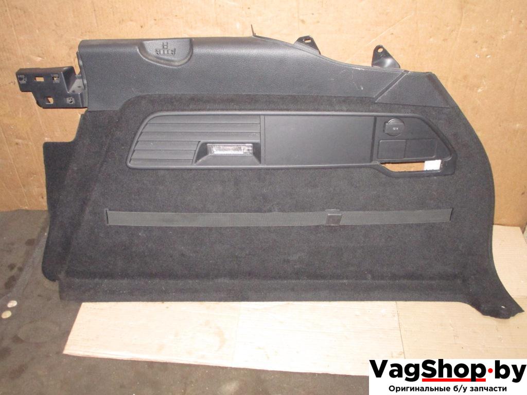 обшивка багажника Volkswagen Touareg 2 поколение 2013, 3.6 л., FSI, CGR, бензин, АКПП, серый, внедорожник 5 дв., полный привод, 7P6867038D - фото №1