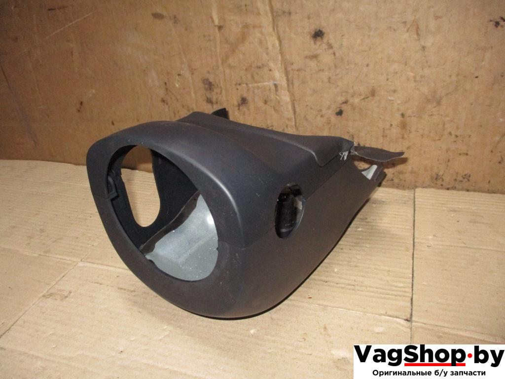 кожух рулевой колонки Volkswagen Touareg 2 поколение 2013, 3.6 л., FSI, CGR, бензин, АКПП, серый, внедорожник 5 дв., полный привод, 7P6858565, 7P6858566 - фото №1