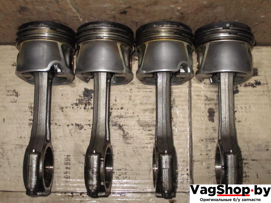 поршень Volkswagen Golf Plus 1 поколение 2006, 2.0 л., TDi, BKD, дизель, МКПП, черный, хетчбэк 5 дв., передний привод, 03G107065C001 - фото №1