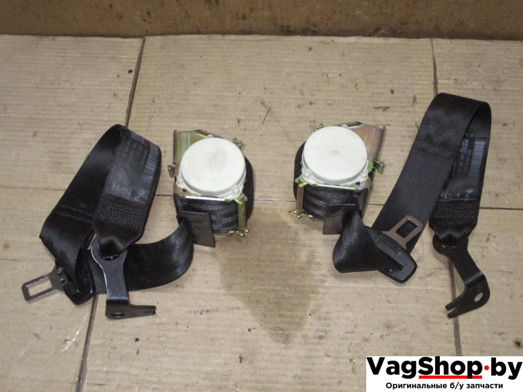 ремень безопасности Volkswagen Golf Plus 1 поколение 2006, 2.0 л., TDi, BKD, дизель, МКПП, черный, хетчбэк 5 дв., передний привод, 5M0857805, 5M0857806 - фото №1