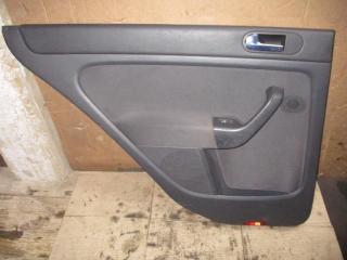 обшивка двери задняя левая Volkswagen Golf Plus 1 поколение 2006, 2.0 л., TDi, BKD, дизель, МКПП, черный, хетчбэк 5 дв., передний привод
