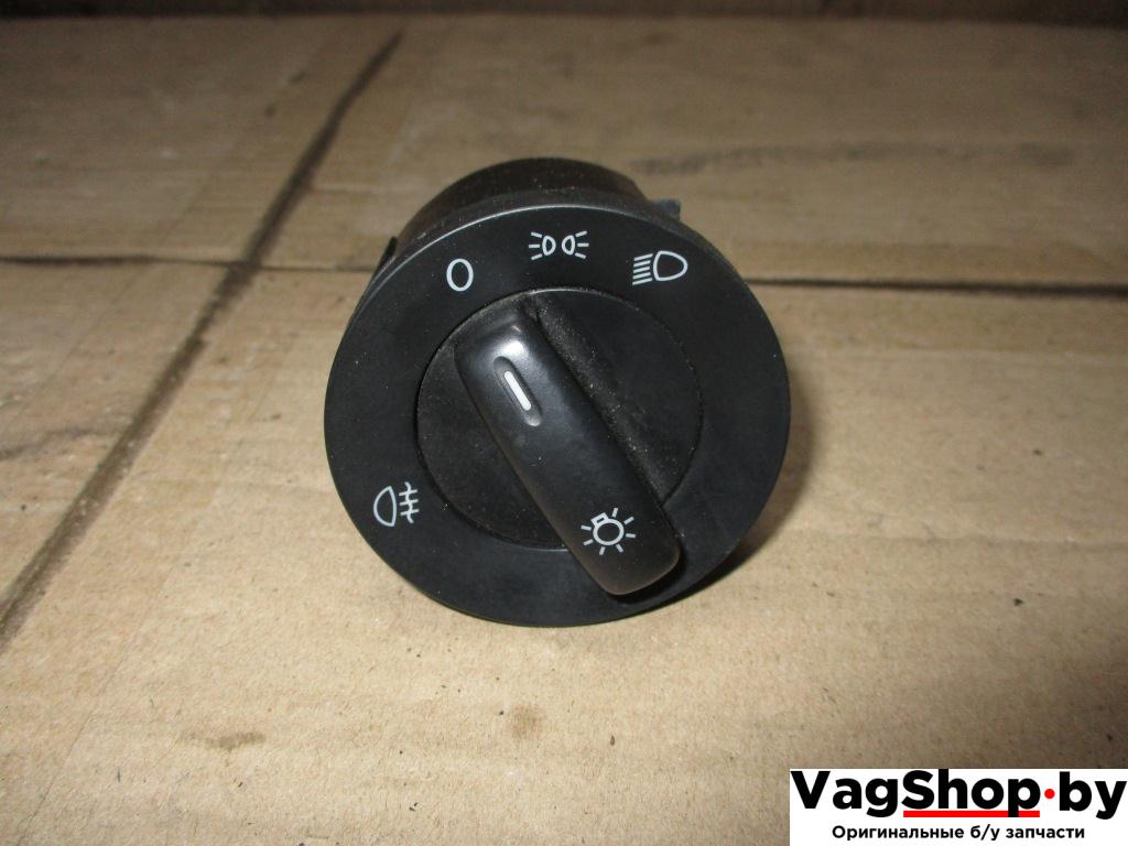 переключатель света Volkswagen Passat B6 2007, 2.0 л., TDi, BMP, дизель, МКПП, черный, универсал, полный привод, 1K0941431P - фото №1