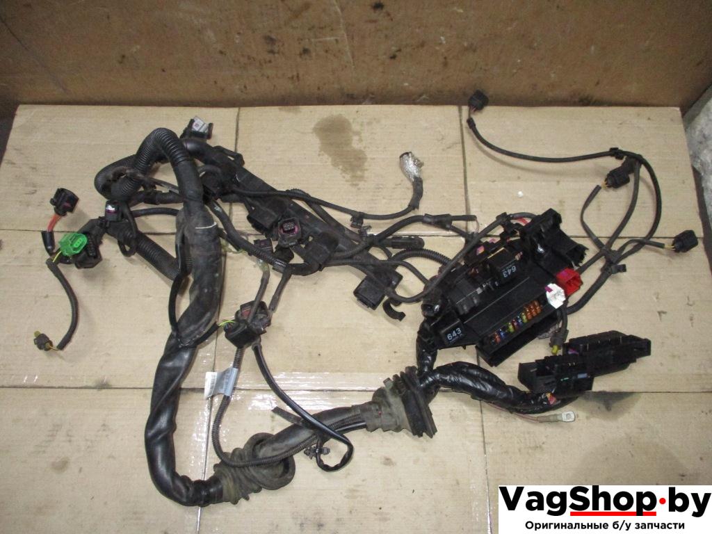 проводка двигателя Audi A4 B8/8K 2009, 1.8 л., TFSI, CDH, бензин, МКПП, черный, седан, передний привод - фото №1