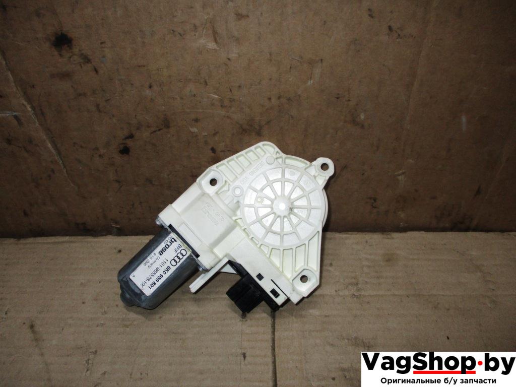 моторчик стеклоподъемника передний левый Audi A4 B8/8K 2009, 1.8 л., TFSI, CDH, бензин, МКПП, черный, седан, передний привод, 8K0959801 - фото №1