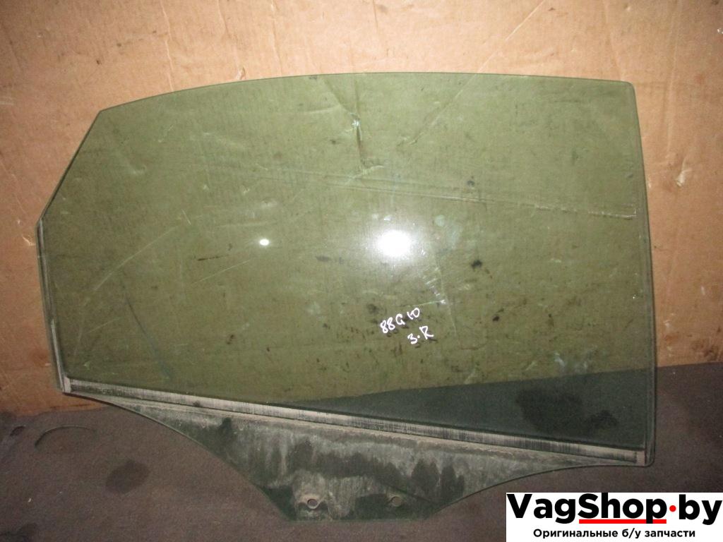 стекло двери задней правой Audi A4 B8/8K 2009, 1.8 л., TFSI, CDH, бензин, МКПП, черный, седан, передний привод - фото №1