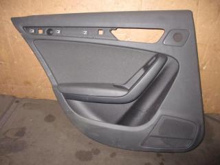обшивка двери задняя левая Audi A4 B8/8K 2009, 1.8 л., TFSI, CDH, бензин, МКПП, черный, седан, передний привод