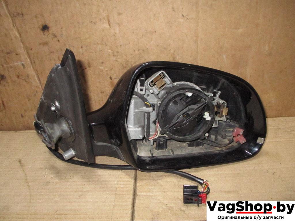 зеркало наружное правое Audi A4 B8/8K 2009, 1.8 л., TFSI, CDH, бензин, МКПП, черный, седан, передний привод - фото №1