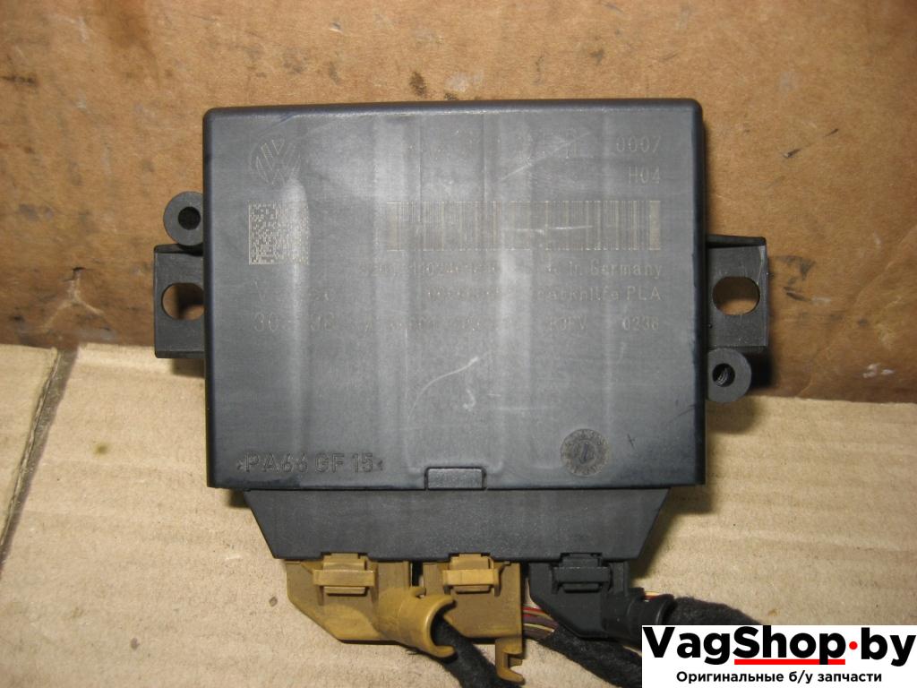 блок управления парктрониками Volkswagen Touran 2 2011, 2.0 л., TDi, CFJ, дизель, АКПП, черный, минивэн, передний привод, 3AA919475D - фото №1