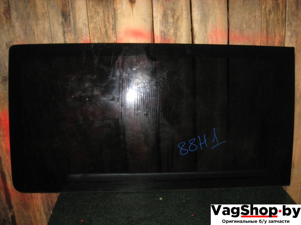 стекло кузовное боковое левое Volkswagen Transporter T5 2007, 2.5 л., TDi, BNZ, дизель, АКПП, красный, передний привод - фото №1