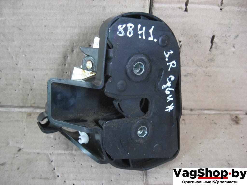 замок двери сдвижной Volkswagen Transporter T5 2007, 2.5 л., TDi, BNZ, дизель, АКПП, красный, передний привод, 7H0843604K - фото №1