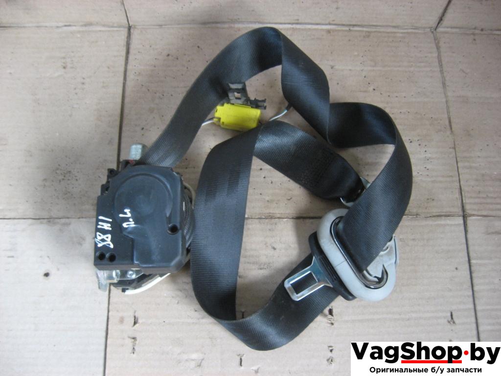 ремень безопасности Volkswagen Transporter T5 2007, 2.5 л., TDi, BNZ, дизель, АКПП, красный, передний привод - фото №1