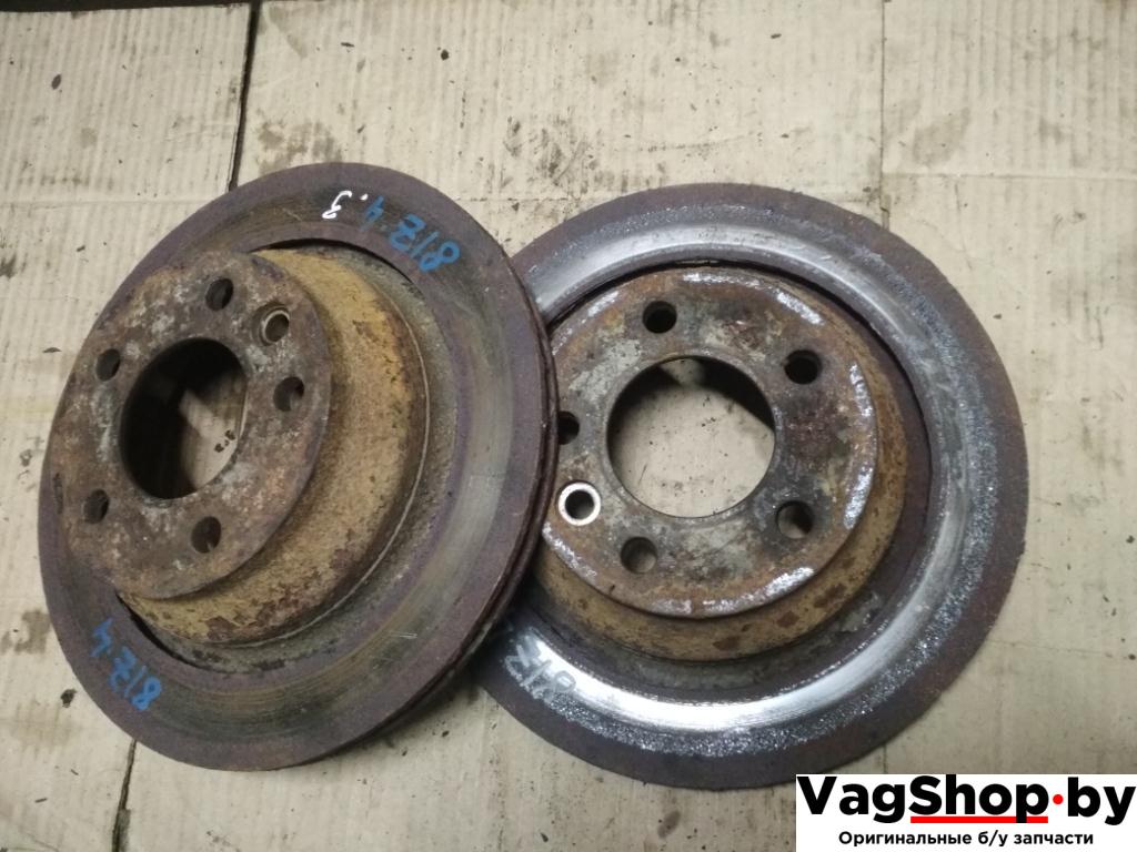 диск тормозной задний Volkswagen Caravelle 5 2006, 2.5 л., TDi, AXD, дизель, МКПП, красный, минивэн, передний привод, 7L6615601G - фото №1