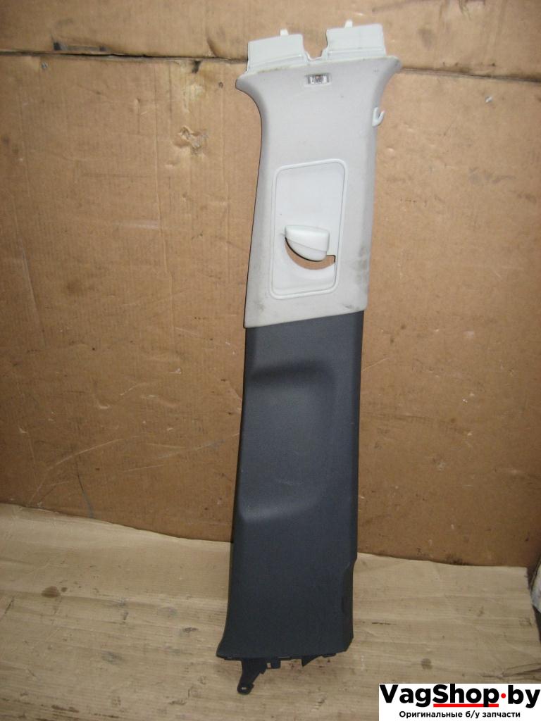 обшивка стойки центральной правой Volkswagen Golf Plus 1 поколение 2006, 1.9 л., TDi, BLS, дизель, МКПП, серый, хетчбэк 5 дв., передний привод, 5M0867286C, 5M0867298K - фото №1