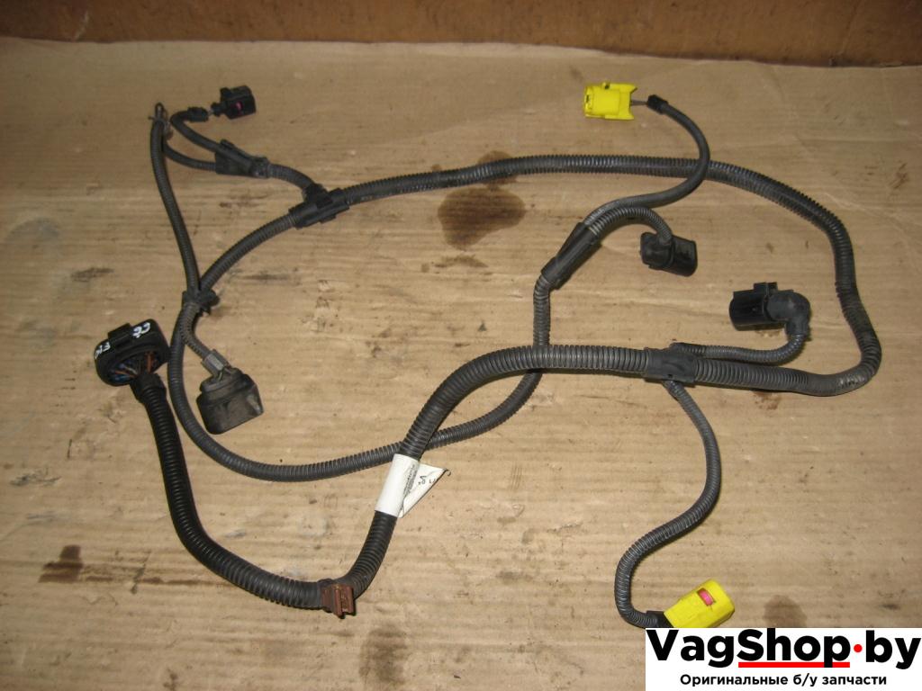 Проводка бампера переднего Volkswagen Touareg 1 поколение 2004, 4.2 л., i, AXQ, бензин, АКПП, белый, внедорожник 5 дв., полный привод, 7L6971073 - фото №1