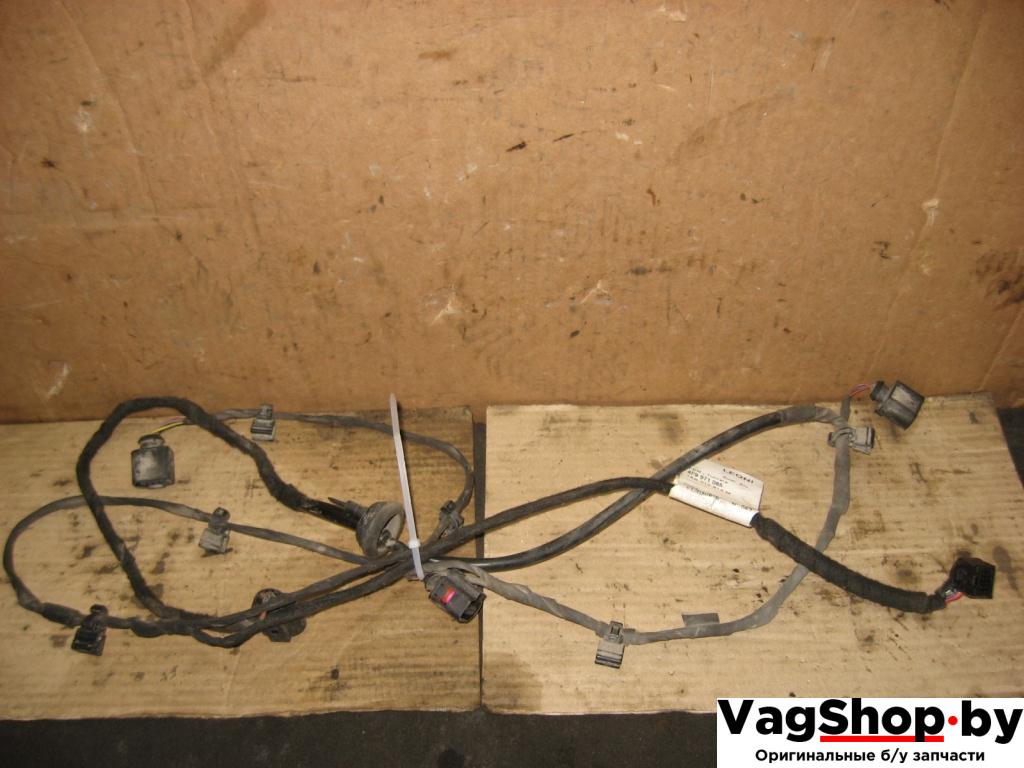 Проводка бампера заднего Audi A6 4F/C6 2007, 2.8 л., FSI, BDX, бензин, АКПП, черный, универсал, передний привод, 4F9971085 - фото №1