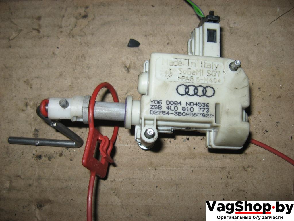 активатор замка крышки топливного бака Audi Q7 4L 2007, 3.0 л., TDi, BUG, дизель, АКПП, серый, внедорожник 5 дв., полный привод, 4L0810773 - фото №1