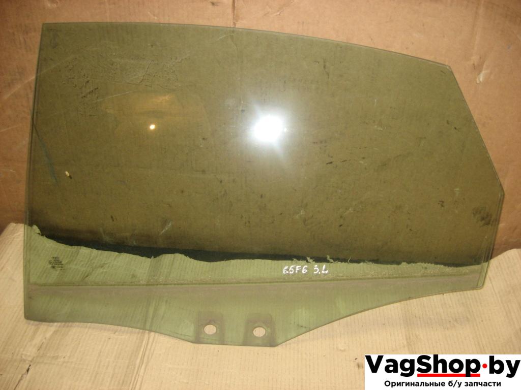 стекло двери задней левой Audi A6 4F/C6 2007, 4.2 л., FSI, BVJ, бензин, АКПП, синий темный, седан, полный привод - фото №1