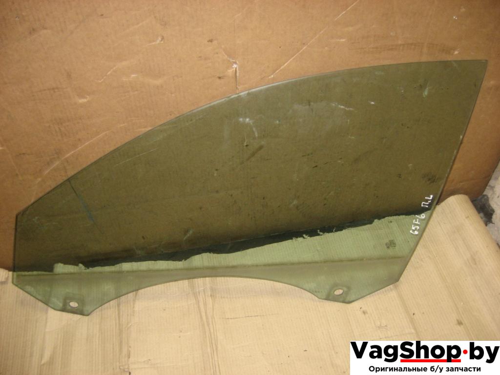 стекло двери передней левой Audi A6 4F/C6 2007, 4.2 л., FSI, BVJ, бензин, АКПП, синий темный, седан, полный привод - фото №1