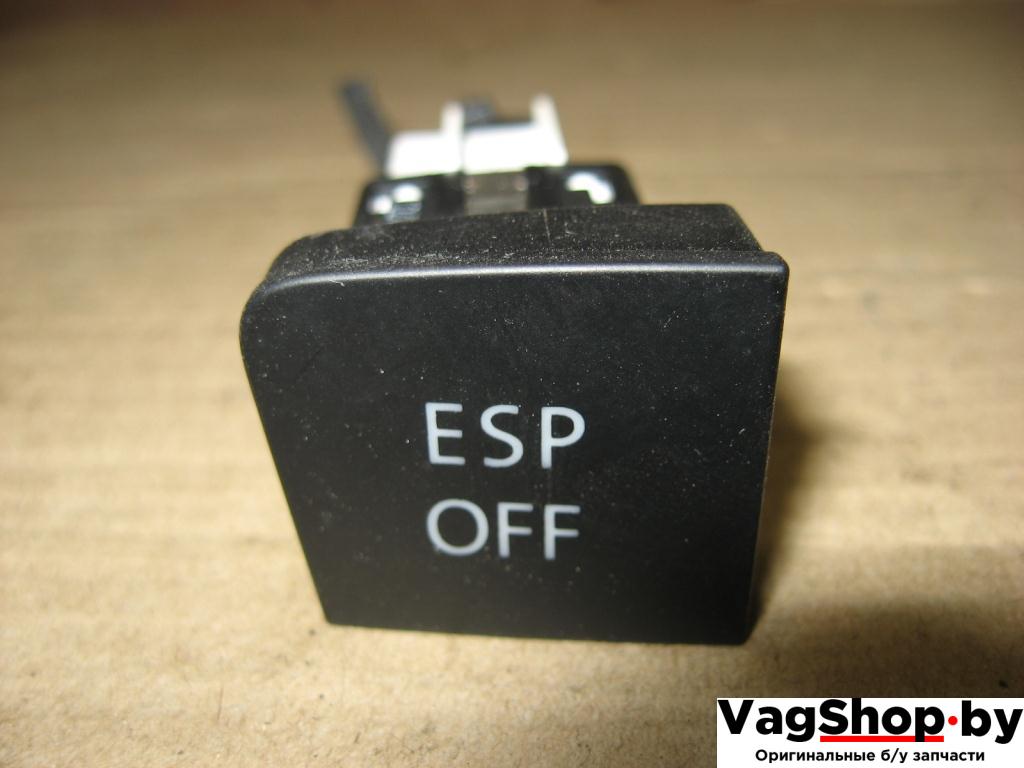 Кнопка антипробуксовочной системы (ABS/ESP) Volkswagen Passat B6 2009, 1.4 л., TSI, бензин, газ, АКПП, черный, универсал, передний привод, 3C0927117C - фото №1