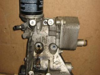 корпус масляного фильтра Volkswagen Passat B6 2008, 1.8 л., TSI, BZB, бензин, МКПП, серый, универсал, передний привод, 06J903143S, 06J117021J