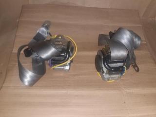 ремень безопасности Volkswagen Touareg 1 поколение 2005, 2.5 л., TDi, BAC, дизель, АКПП, серый, внедорожник 5 дв., полный привод, 7L6857805A, 7L0857806A