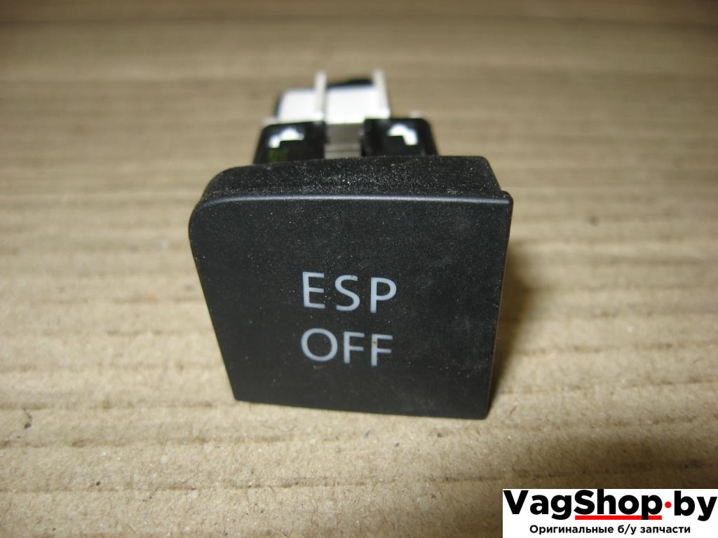Кнопка антипробуксовочной системы (ABS/ESP) Volkswagen Passat B6 2010, 1.4 л., TSI, бензин, газ, МКПП, черный, универсал, передний привод, 3C0927117C - фото №1