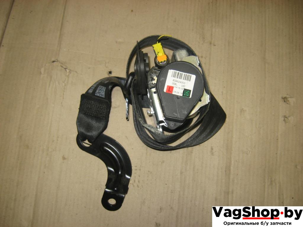 ремень безопасности Volkswagen Golf Plus 1 поколение 2008, 1.9 л., TDi, BLS, дизель, МКПП, серый, хетчбэк 5 дв., передний привод, 5M1857705D - фото №1