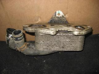 радиатор масляный Audi A6 4F/C6 2007, 2.8 л., FSI, BDX, бензин, АКПП, черный, универсал, передний привод, 06E117021G