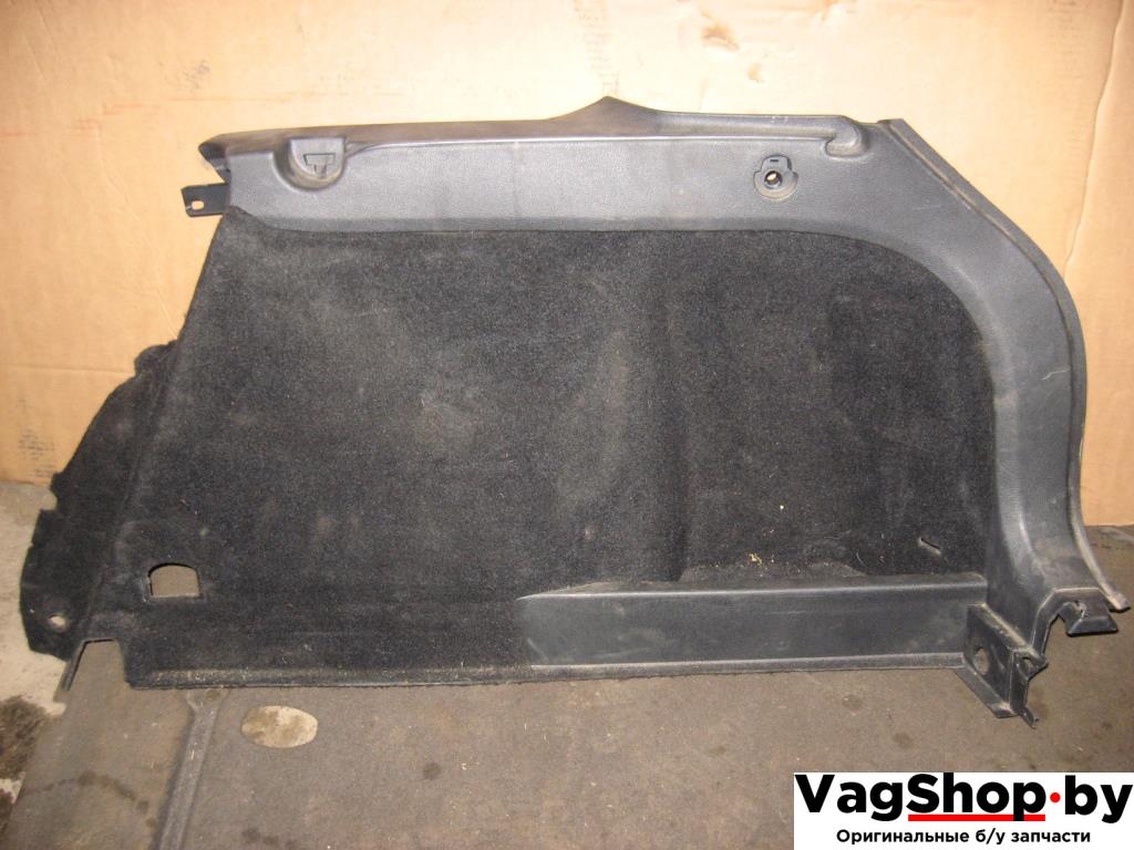 обшивка багажника Volkswagen Golf 5 поколение 2007, 1.9 л., TDi, BLS, дизель, МКПП, черный, универсал, передний привод, 1K9867428H - фото №1
