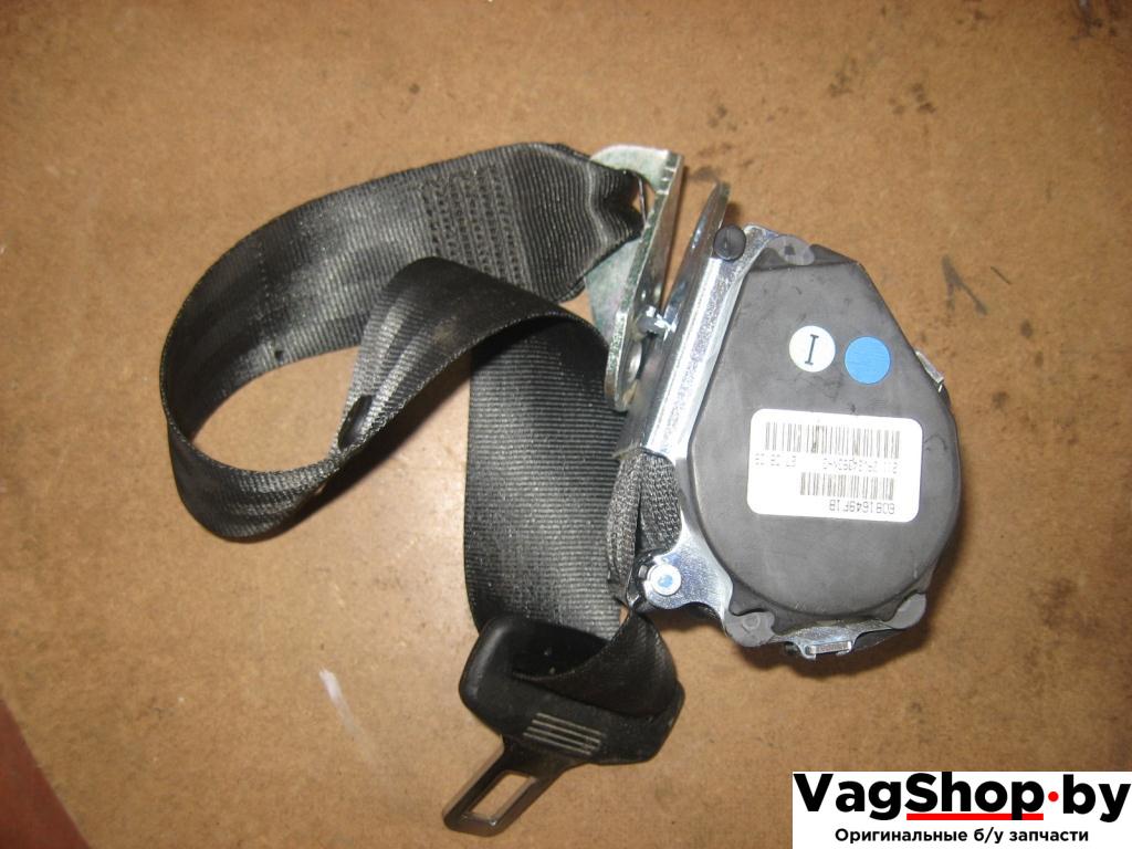 ремень безопасности Volkswagen Golf 5 поколение 2007, 1.9 л., TDi, BLS, дизель, МКПП, черный, универсал, передний привод, 1K9857805, 1K9857806 - фото №1