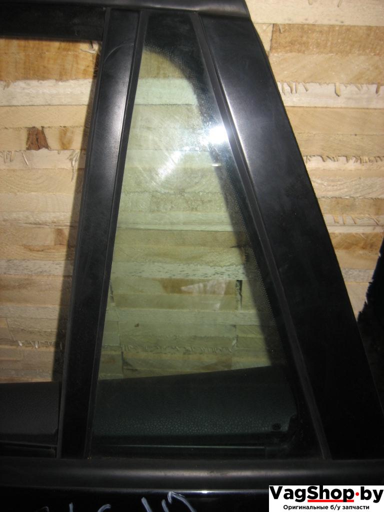 стекло двери задней левой Volkswagen Golf 5 поколение 2007, 1.9 л., TDi, BLS, дизель, МКПП, черный, универсал, передний привод - фото №1