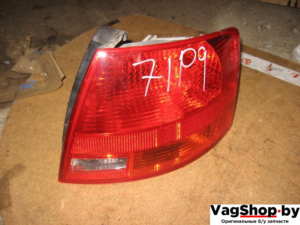 фонарь задний правый Audi A4 B7 2006, 2.0 л., TDi, BPW, дизель, МКПП, черный, универсал, передний привод, 8E9945096E - фото №1