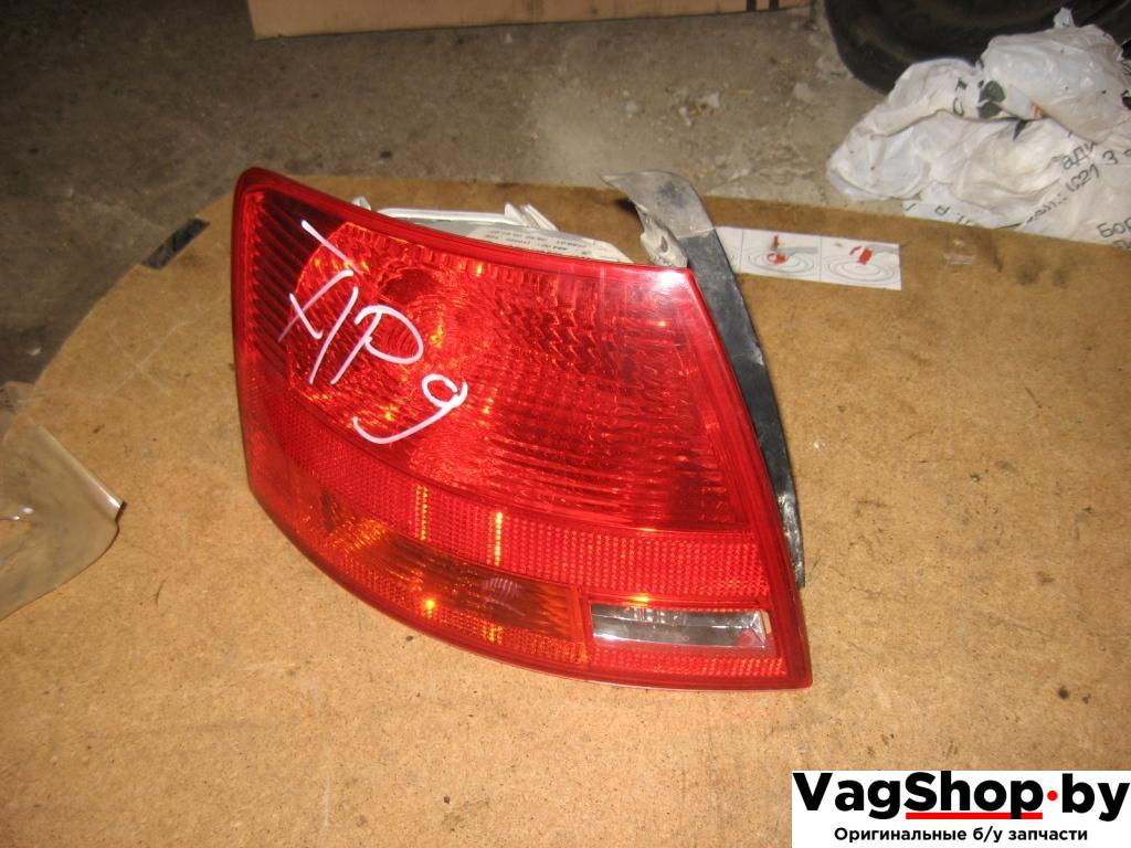 фонарь задний левый Audi A4 B7 2006, 2.0 л., TDi, BPW, дизель, МКПП, черный, универсал, передний привод, 8E9945095E - фото №1