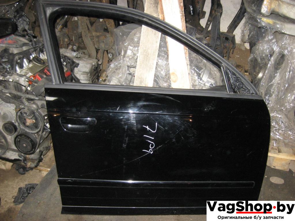 стекло двери передней правой Audi A4 B7 2006, 2.0 л., TDi, BPW, дизель, МКПП, черный, универсал, передний привод - фото №1