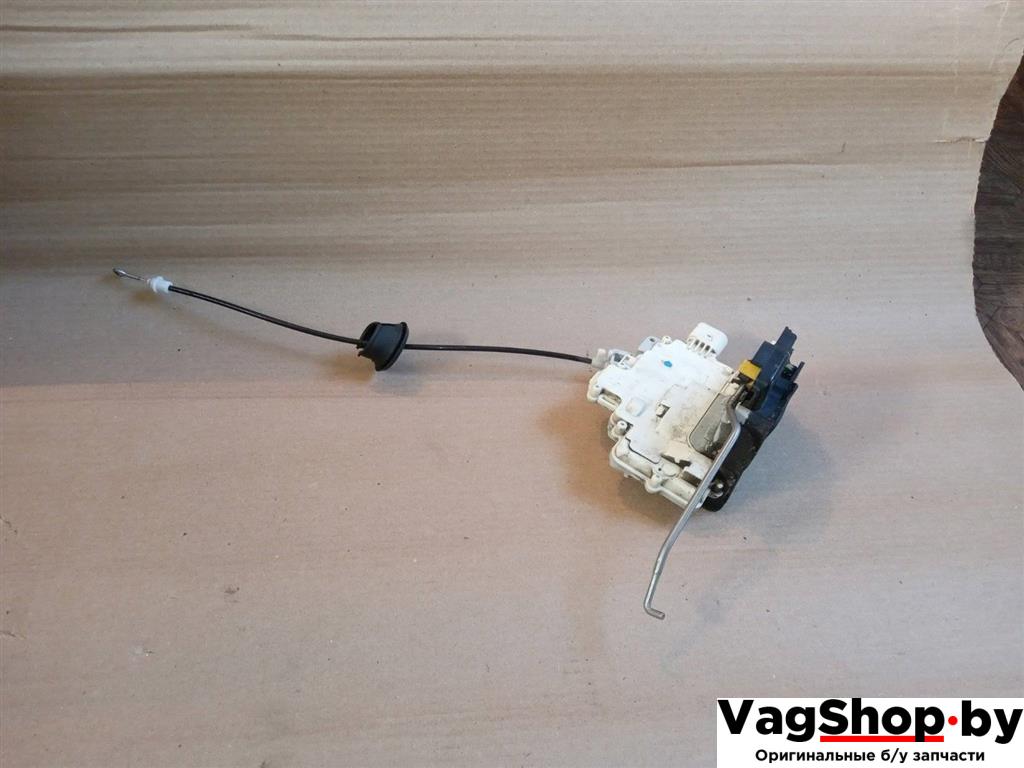 замок двери передней правой Audi A4 B7 2006, 2.0 л., TDi, BPW, дизель, МКПП, черный, универсал, передний привод, 8E1837016AA - фото №1