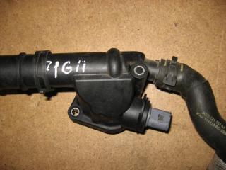 фланец (тройник) системы охлаждения Volkswagen Touran 1 поколение [рестайлинг] 2008, 1.9 л., TDi, BLS, дизель, МКПП, серебро, минивэн, передний привод, 03G121132B