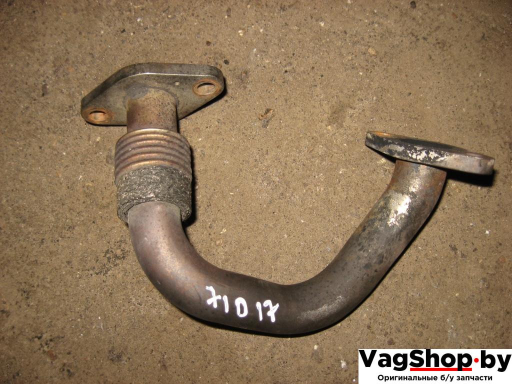 трубка системы рециркуляции EGR Volkswagen Golf 5 поколение 2008, 1.9 л., TDi, BLS, дизель, МКПП, белый, хетчбэк 5 дв., передний привод, 03G131521R - фото №1