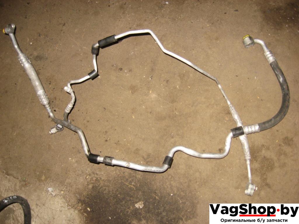 трубка кондиционера Volkswagen Golf Plus 1 поколение 2008, 1.9 л., TDi, BKC, дизель, МКПП, серебро, хетчбэк 5 дв., передний привод, 1K0820741AJ - фото №1