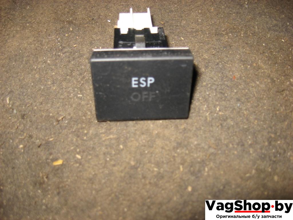 Кнопка антипробуксовочной системы (ABS/ESP) Volkswagen Golf Plus 1 поколение 2008, 1.9 л., TDi, BKC, дизель, МКПП, серебро, хетчбэк 5 дв., передний привод, 5M0927117 - фото №1