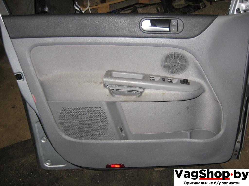 обшивка двери передняя левая Volkswagen Golf Plus 1 поколение 2008, 1.9 л., TDi, BKC, дизель, МКПП, серебро, хетчбэк 5 дв., передний привод - фото №1