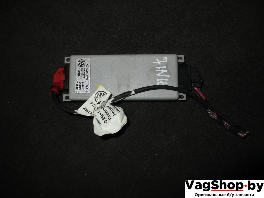 блок управления телефоном Volkswagen Touran 1 поколение 2004, 2.0 л., TDi, BKD, дизель, АКПП, серебро, минивэн, передний привод, 1K0035729E - фото №1