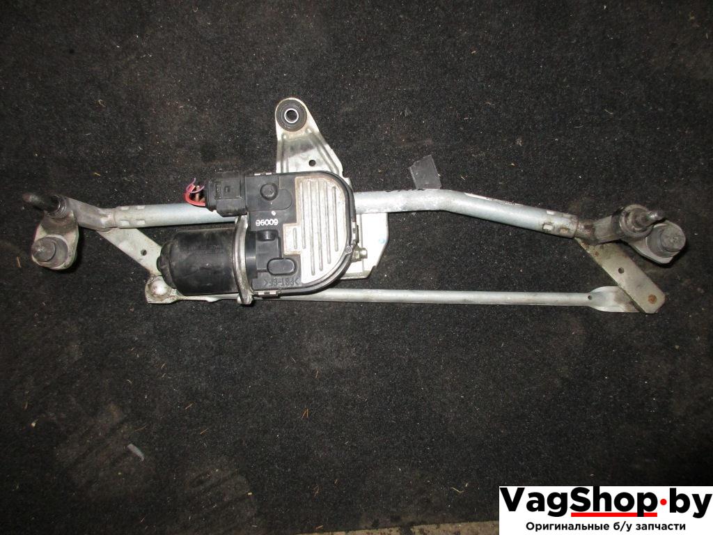 механизм стеклоочистителя (трапеция дворников) Volkswagen Passat B6 2006, 1.9 л., TDi, BLS, дизель, МКПП, серебро, универсал, передний привод, 3C1955419A, 3C1955320E - фото №1